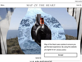 mapoftheheart.com homepage screenshot