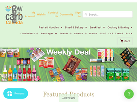 'lowcarbcanada.ca' screenshot