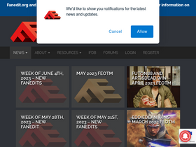 'forums.fanedit.org' screenshot