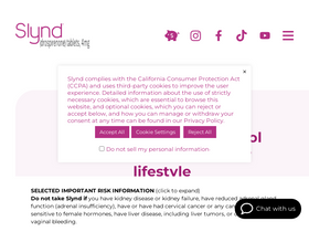 'slynd.com' screenshot