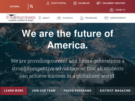 'svvsd.org' screenshot