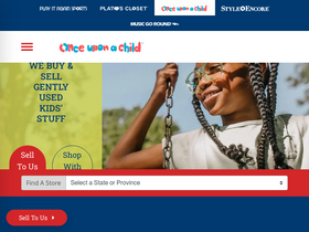 'onceuponachild.com' screenshot