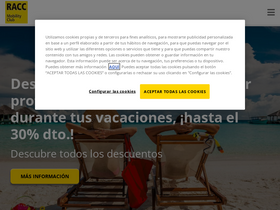 'racc.es' screenshot