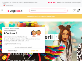 'vegaoo.it' screenshot