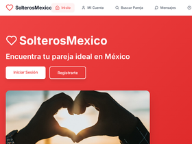 'solterosmexico.com' screenshot