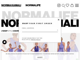 'normakamali.com' screenshot