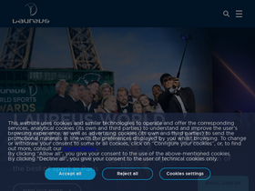 'laureus.com' screenshot