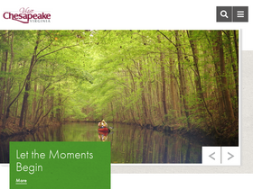 'visitchesapeake.com' screenshot