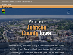 'johnsoncountyiowa.gov' screenshot