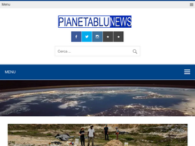 'pianetablunews.it' screenshot