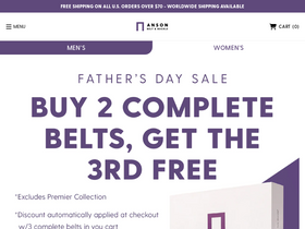 'ansonbelt.com' screenshot