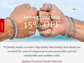 vyjewelry.shop homepage screenshot