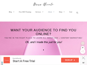 'dananicoledesigns.com' screenshot