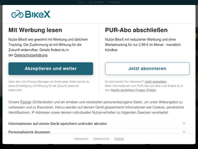 'bike-x.de' screenshot