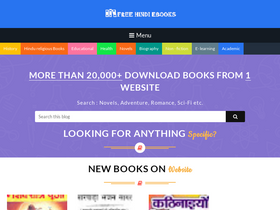 'freehindiebooks.com' screenshot
