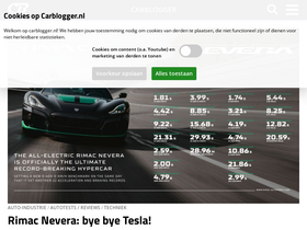 'carblogger.nl' screenshot