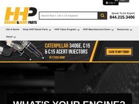 'highwayandheavyparts.com' screenshot