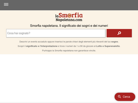 'lasmorfianapoletana.com' screenshot