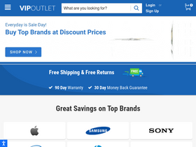 'vipoutlet.com' screenshot
