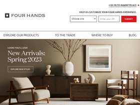 'fourhands.com' screenshot