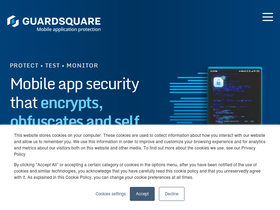'guardsquare.com' screenshot
