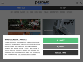 'privatesportshop.com' screenshot