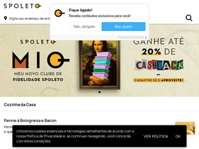 'spoleto.com.br' screenshot