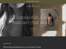hbjhair.com homepage screenshot