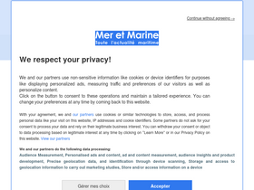 'meretmarine.com' screenshot