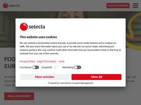 'selecta.com' screenshot