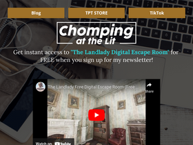 'chompingatthelit.com' screenshot