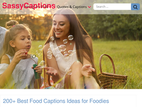 'sassycaptions.com' screenshot