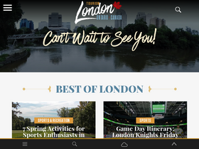 'londontourism.ca' screenshot