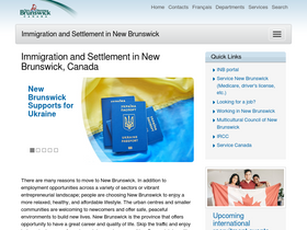 'welcomenb.ca' screenshot
