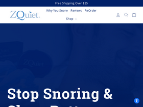 'zquiet.com' screenshot
