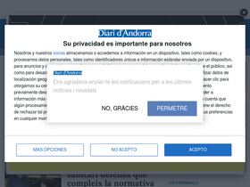 'diariandorra.ad' screenshot