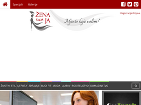 'zenasamja.me' screenshot