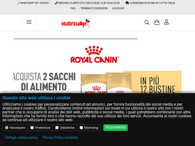 'quattrozampeshop.it' screenshot