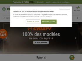 'chasseur.com' screenshot