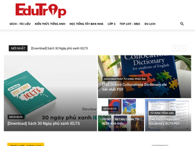 'edutrip.edu.vn' screenshot