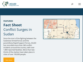 'acleddata.com' screenshot