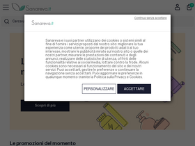 'sanareva.it' screenshot