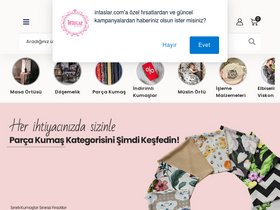 'intaslar.com' screenshot