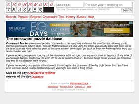'crosswordtracker.com' screenshot
