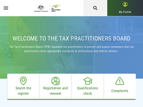 'tpb.gov.au' screenshot