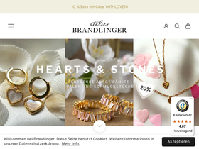Brandlinger homepage screenshot