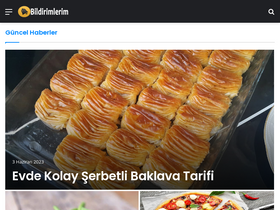 'bildirimlerim.com' screenshot