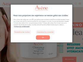 'eau-thermale-avene.ca' screenshot