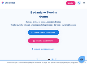 'upacjenta.pl' screenshot