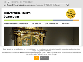 'museum-joanneum.at' screenshot